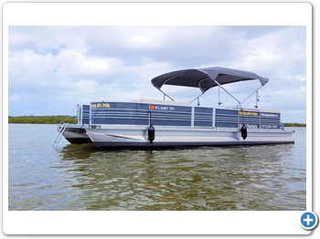 Extra deck front and back for easy anchoring