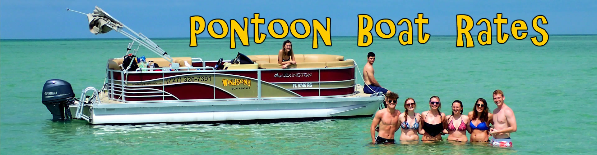 Boat Rental Rates, Tampa, Clearwater, St. Pete